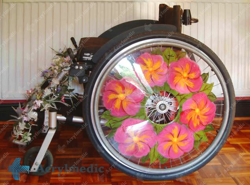 Защита на спицы инвалидных колясок: защитные диски на заказ